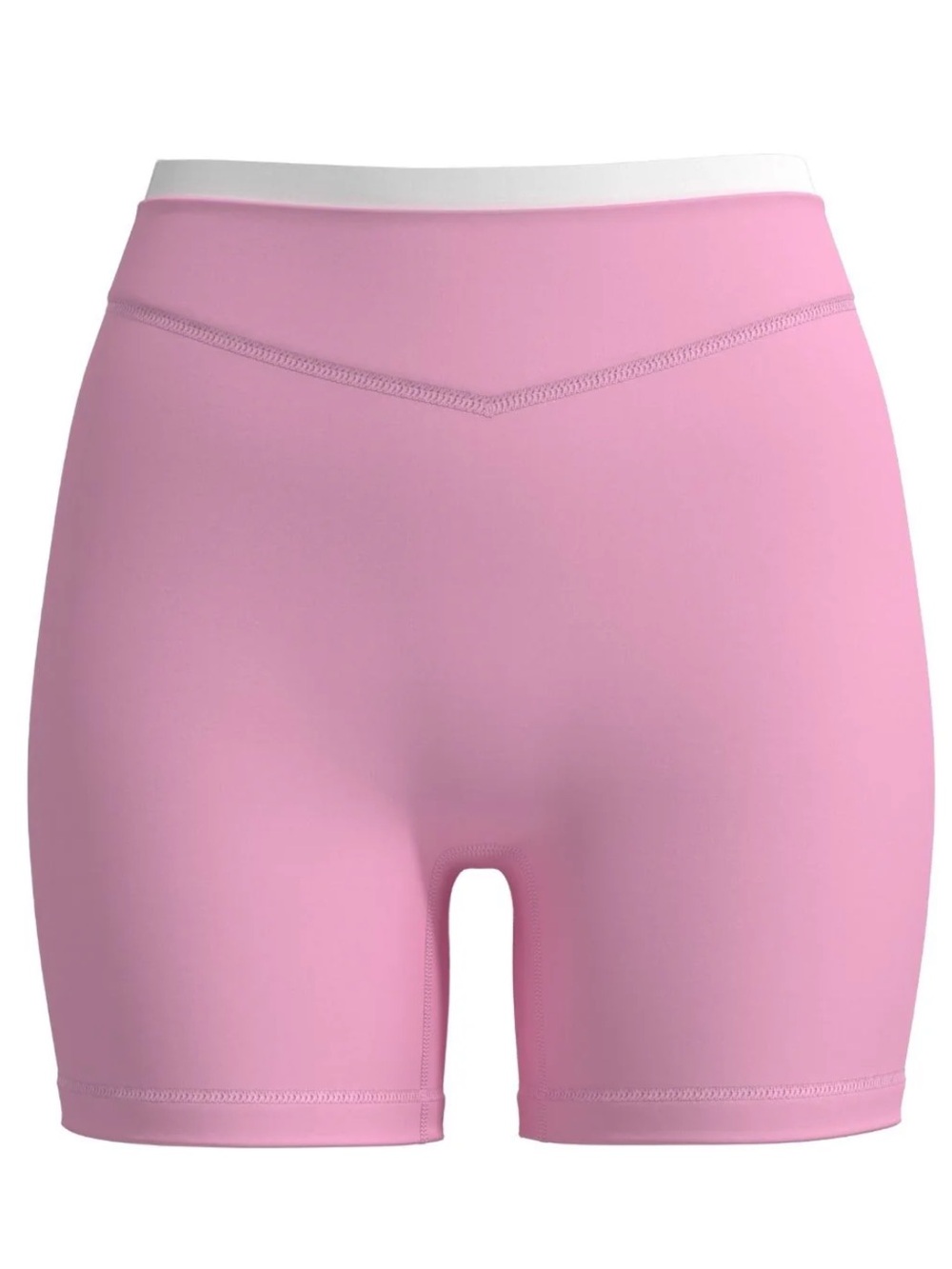 Liaison the Label Layered Sculpt Short in Petal Pink & White